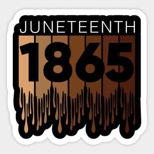 Juneteenth 1865, Black History Sticker